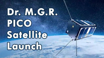 Dr MGR PICO Satellite Launch